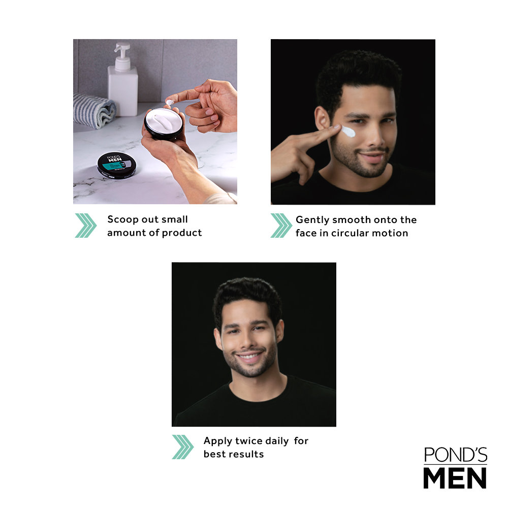 Pond's Men Oil Control Face Creme 55 gm | With Vitani B3+ | Reduces Excess Oil | Moisturises Skin | For Oil Free Skin | Non Oily & Non Sticky, Pack of 1 Pond's Men Oil Control Face Creme 55 gm | With Vitani B3+ | Reduces Excess Oil | Moisturises Skin | For Oil Free Skin | Non Oily & Non Sticky, Pack of 1