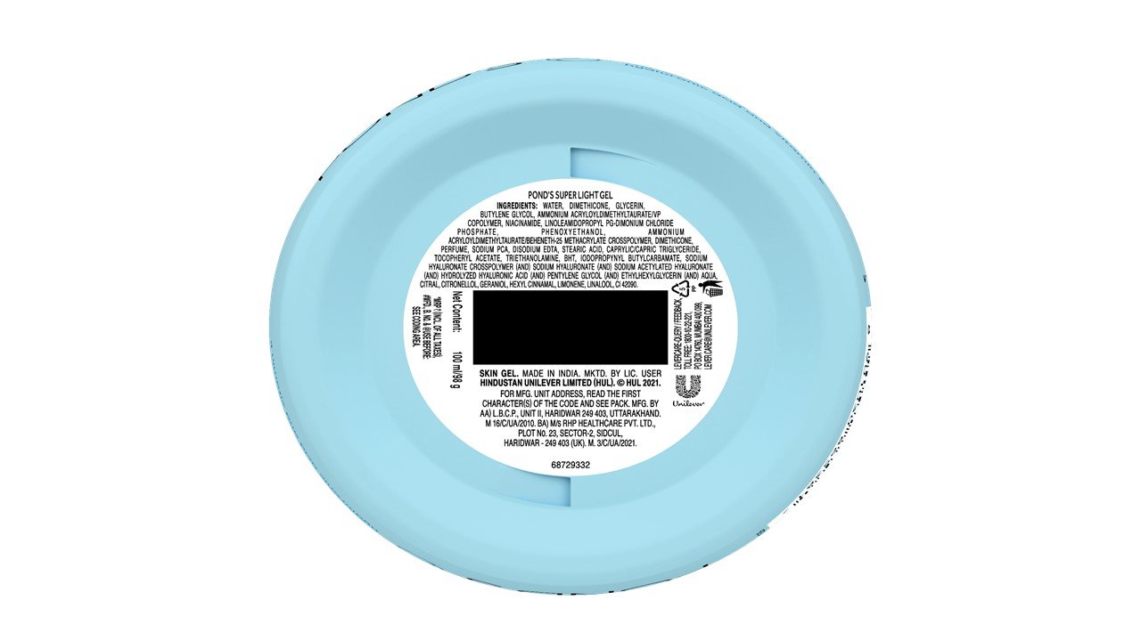 Pond's Hydrated Glow Super Light Gel 100 ml | With Hyaluronic Acid & Vitamin E | For Hydrated Glow | Non Sticky Glow | Non Oily Gel | Moisturises Upto 24 Hrs | For All Season, Pack of 1 Pond's Hydrated Glow Super Light Gel 100 ml | With Hyaluronic Acid & Vitamin E | For Hydrated Glow | Non Sticky Glow | Non Oily Gel | Moisturises Upto 24 Hrs | For All Season, Pack of 1