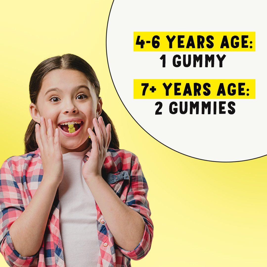 Power Gummies Junior Multivitamins & Immunity Booster Health Supplement for Kids from 4 to15 Years, Tasty Mango Flavour - with Vitamin A, B, C, D, & K, 30 Gummies, Pack of 1 Power Gummies Junior Multivitamins & Immunity Booster Health Supplement for Kids from 4 to15 Years, Tasty Mango Flavour - with Vitamin A, B, C, D, & K, 30 Gummies, Pack of 1