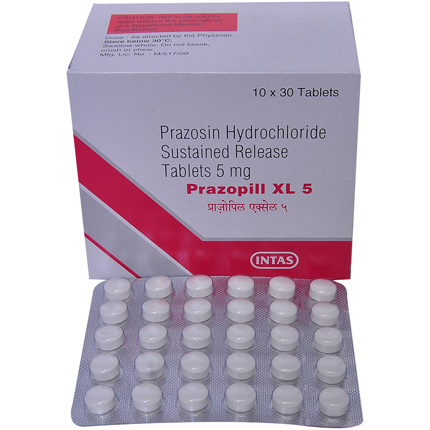 Prazopill XL 5 Tablet 30's, Pack of 30 TABLETS Prazopill XL 5 Tablet 30's, Pack of 30 TABLETS