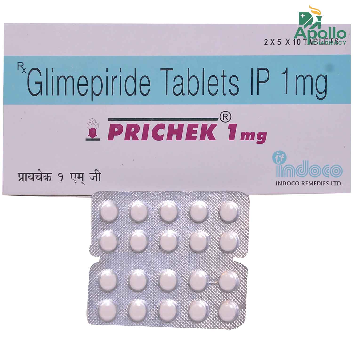 Prichek 1 mg Tablet 10's, Pack of 10 TabletS Prichek 1 mg Tablet 10's, Pack of 10 TabletS