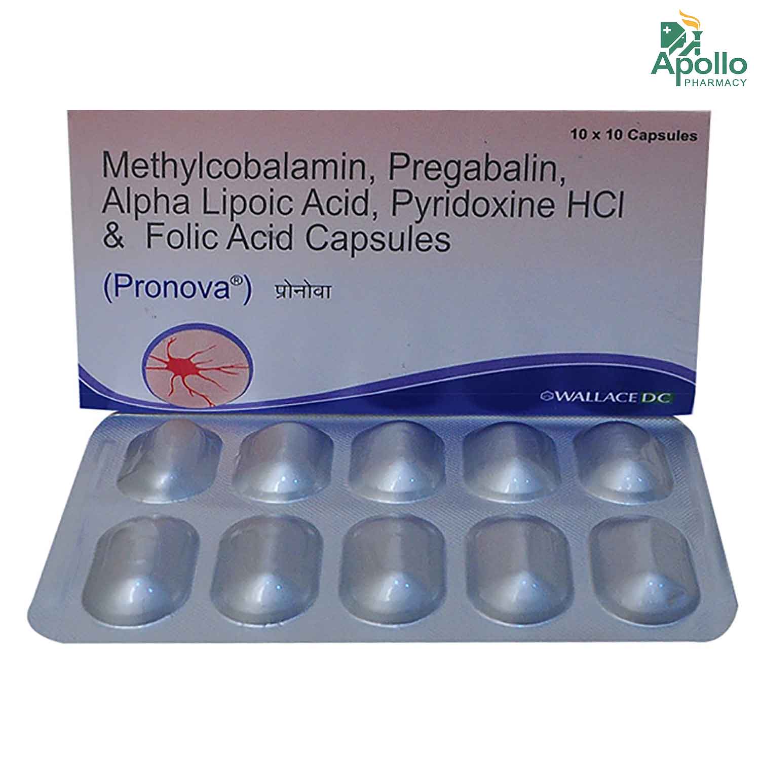 Pronova Capsule 10's, Pack of 10 CAPSULES Pronova Capsule 10's, Pack of 10 CAPSULES