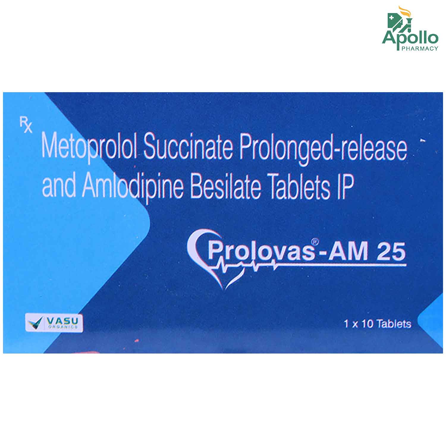 PROLOVAS AM 25MG TABLET, Pack of 10 TABLETS PROLOVAS AM 25MG TABLET, Pack of 10 TABLETS