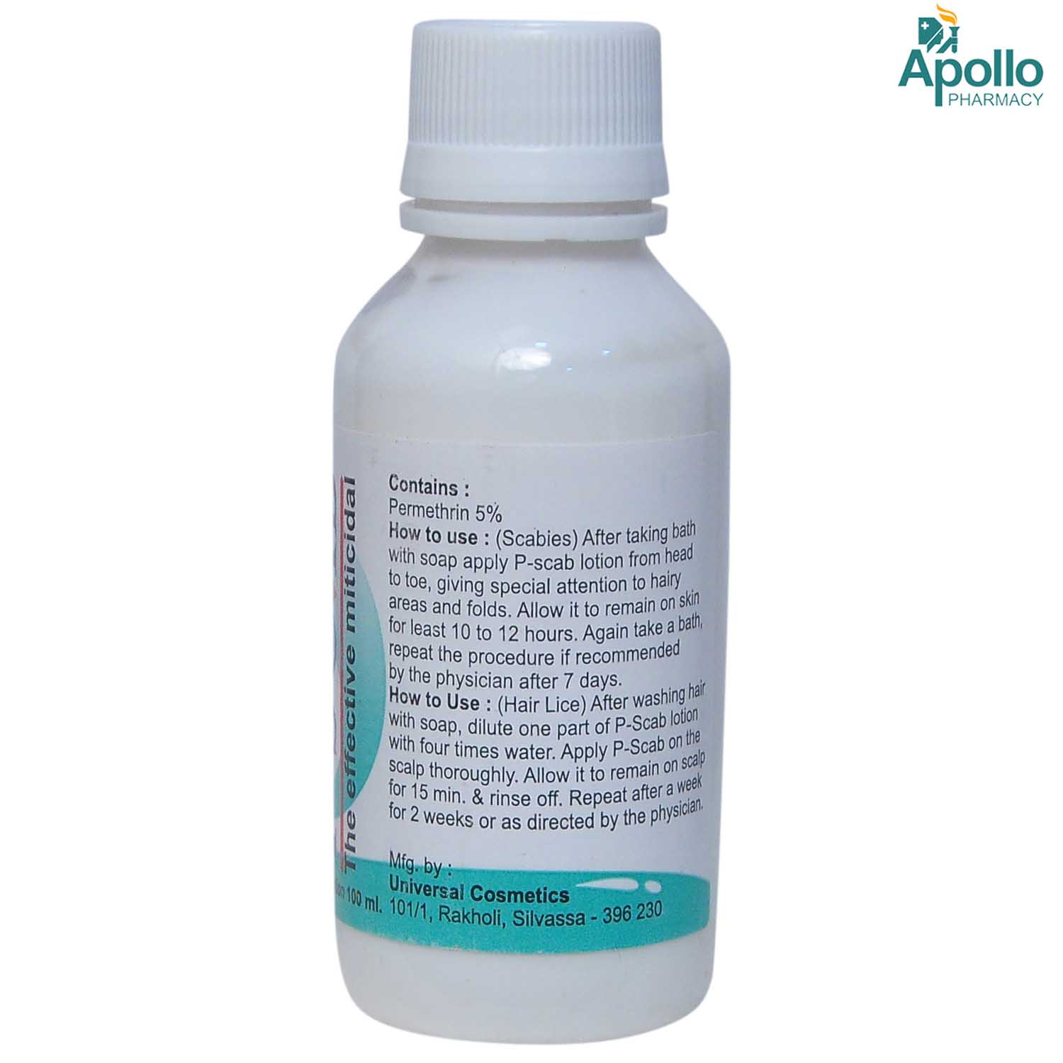 P Scab Lotion 100 ml, Pack of 1 Lotion P Scab Lotion 100 ml, Pack of 1 Lotion