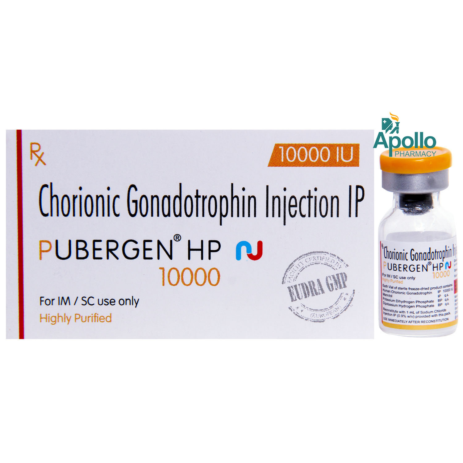 Pubergen HP 10000 Injection 1's, Pack of 1 Injection Pubergen HP 10000 Injection 1's, Pack of 1 Injection