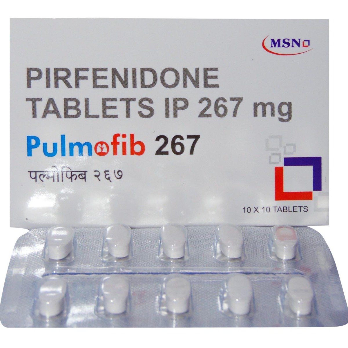Pulmofib 267 Tablet 10's, Pack of 10 TABLETS Pulmofib 267 Tablet 10's, Pack of 10 TABLETS