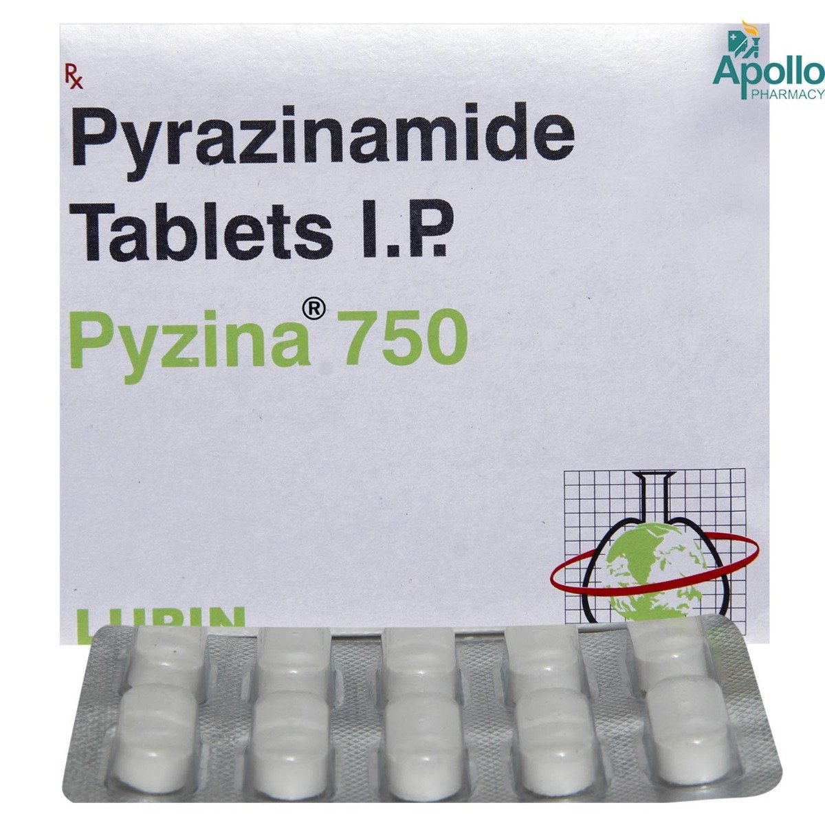 Pyzina 750 Tablet 10's, Pack of 10 TABLETS Pyzina 750 Tablet 10's, Pack of 10 TABLETS