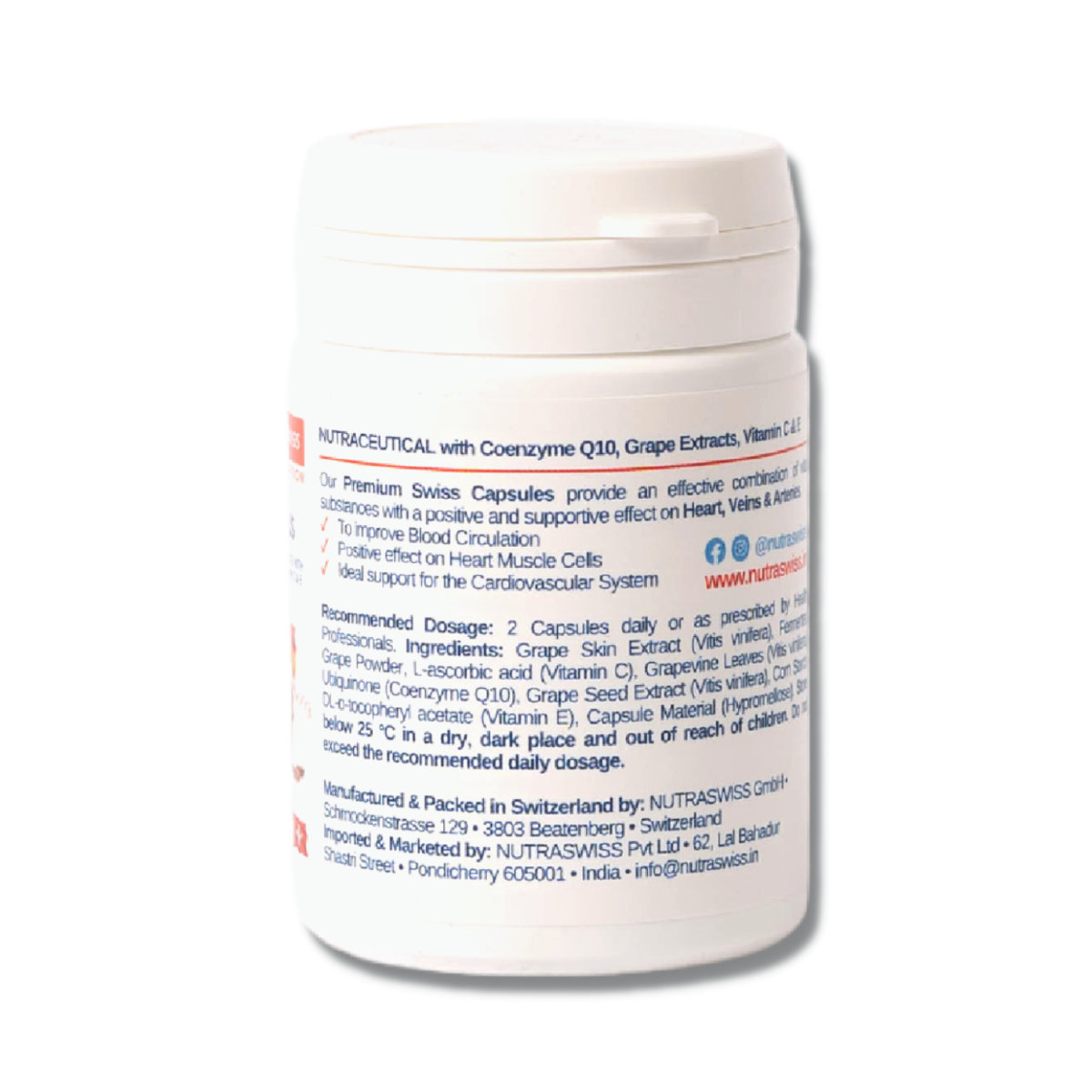 Nutraswiss Q10 Plus, 60 Capsules, Pack of 1 Nutraswiss Q10 Plus, 60 Capsules, Pack of 1