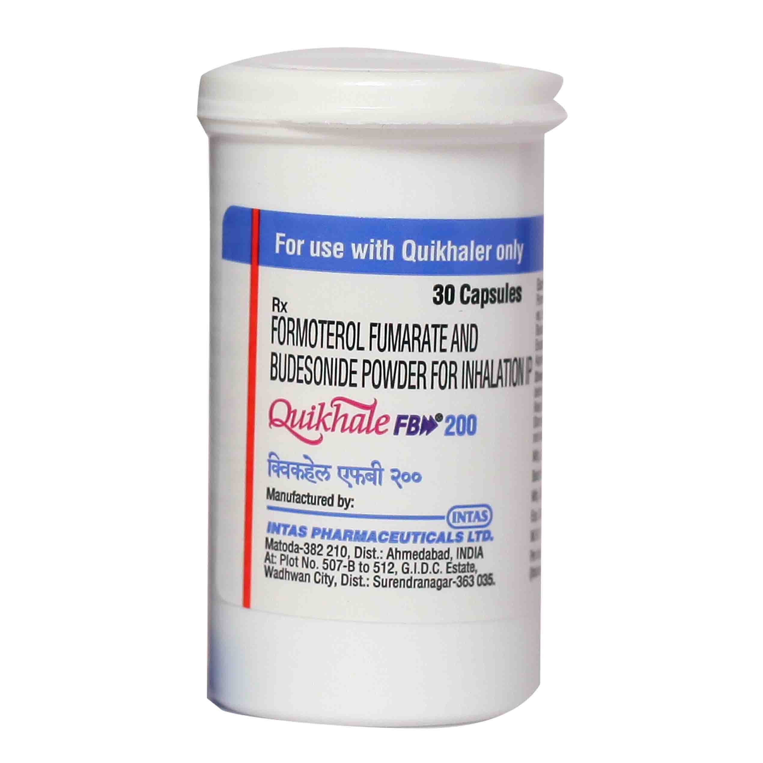 Quikhale FB 200 Inhalar 120 mdi, Pack of 1 INHALER Quikhale FB 200 Inhalar 120 mdi, Pack of 1 INHALER