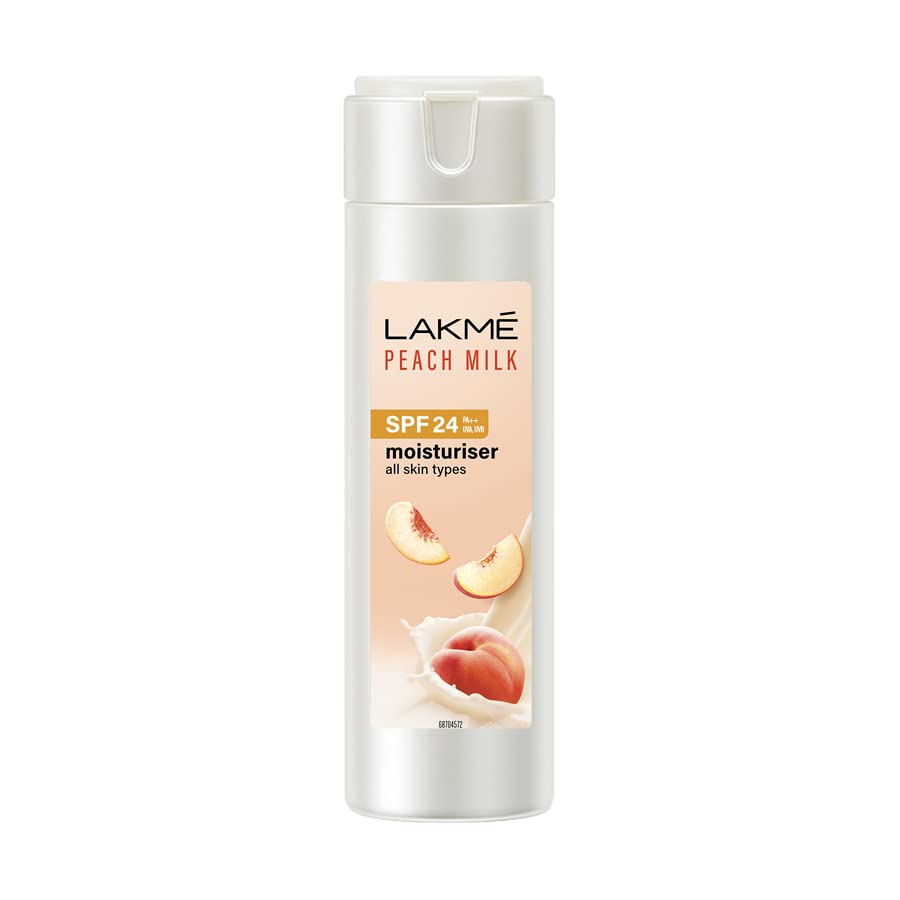 Lakme Peach Milk SPF 24 Moisturiser Cream, 60 ml, Pack of 1 Lakme Peach Milk SPF 24 Moisturiser Cream, 60 ml, Pack of 1