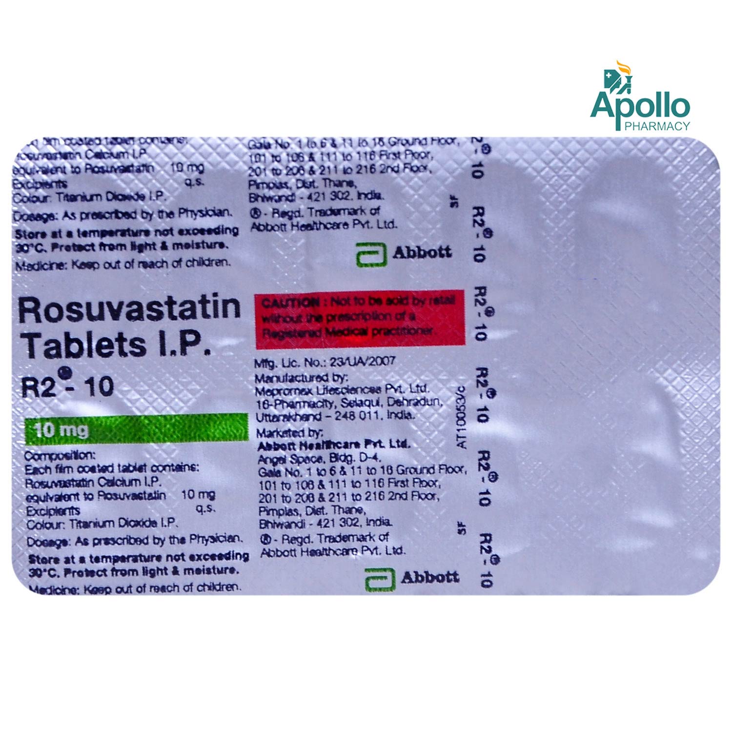 R2 10 Tablet 10's, Pack of 10 TabletS R2 10 Tablet 10's, Pack of 10 TabletS