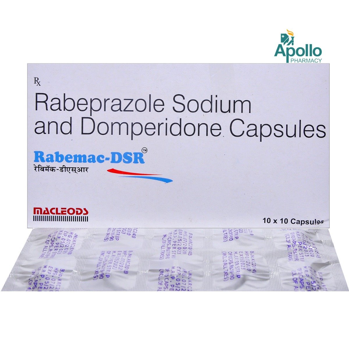 Rabemac-DSR Capsule 10's, Pack of 10 CAPSULES Rabemac-DSR Capsule 10's, Pack of 10 CAPSULES