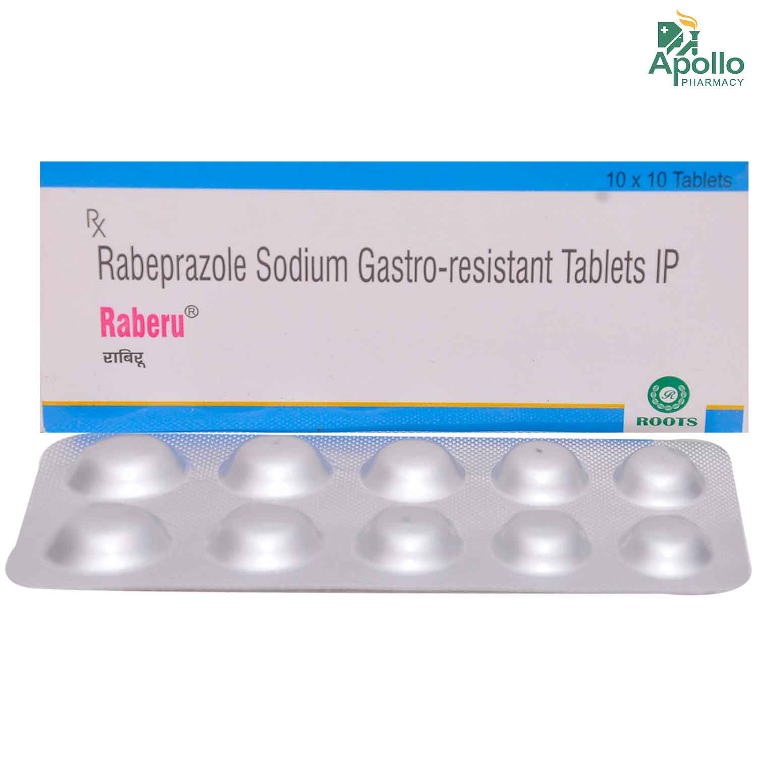 Raberu Tablet 10's, Pack of 10 Raberu Tablet 10's, Pack of 10