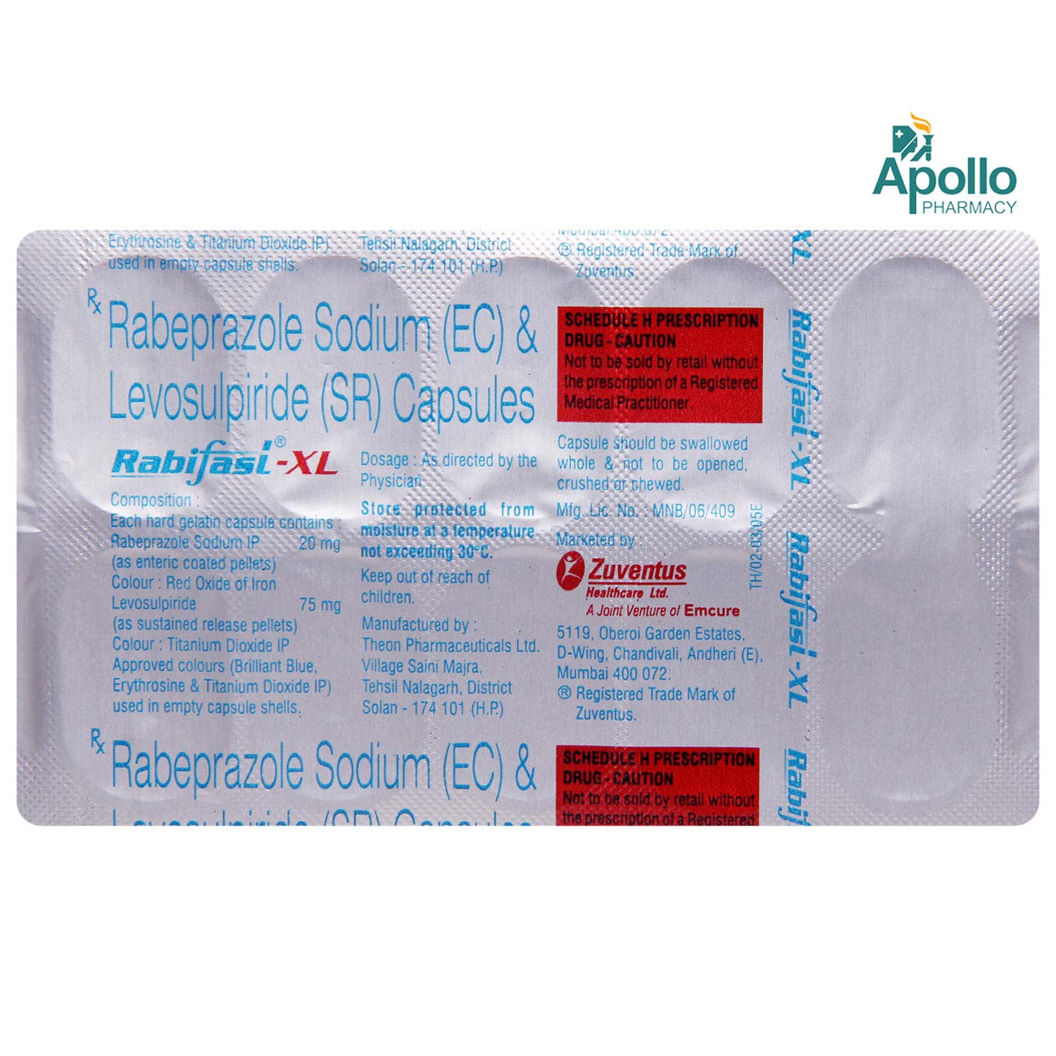 Rabifast XL Capsule, Pack of 10 Rabifast XL Capsule, Pack of 10