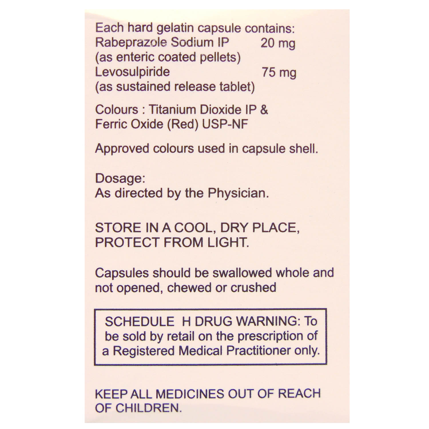 Rabemac LS Capsule 10's, Pack of 10 Rabemac LS Capsule 10's, Pack of 10