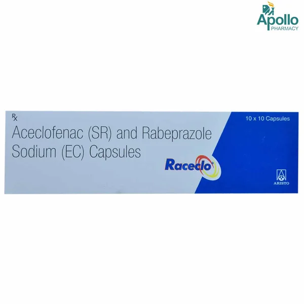 Raceclo Capsule 10's, Pack of 10 CAPSULES