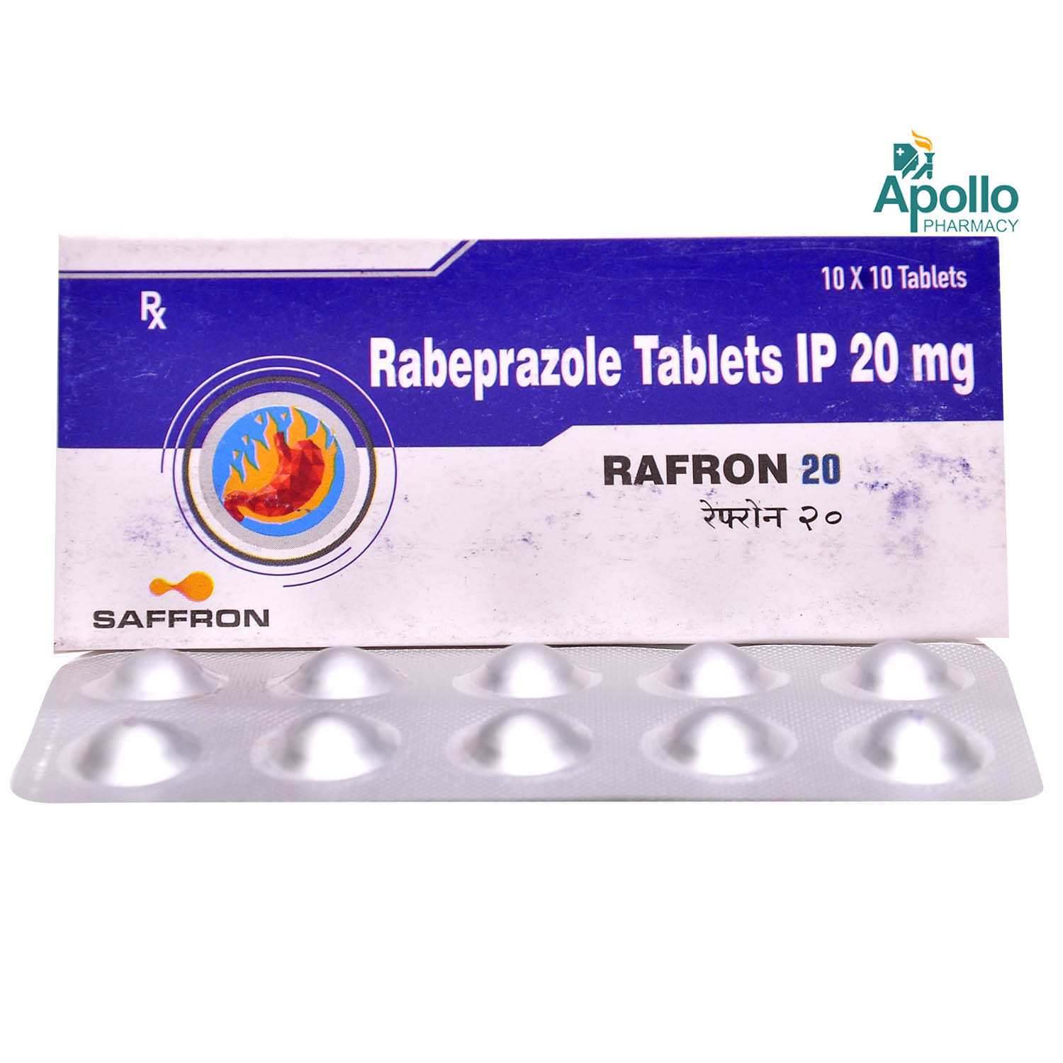 Rafron 20 Tablet 10's, Pack of 10 TABLETS Rafron 20 Tablet 10's, Pack of 10 TABLETS