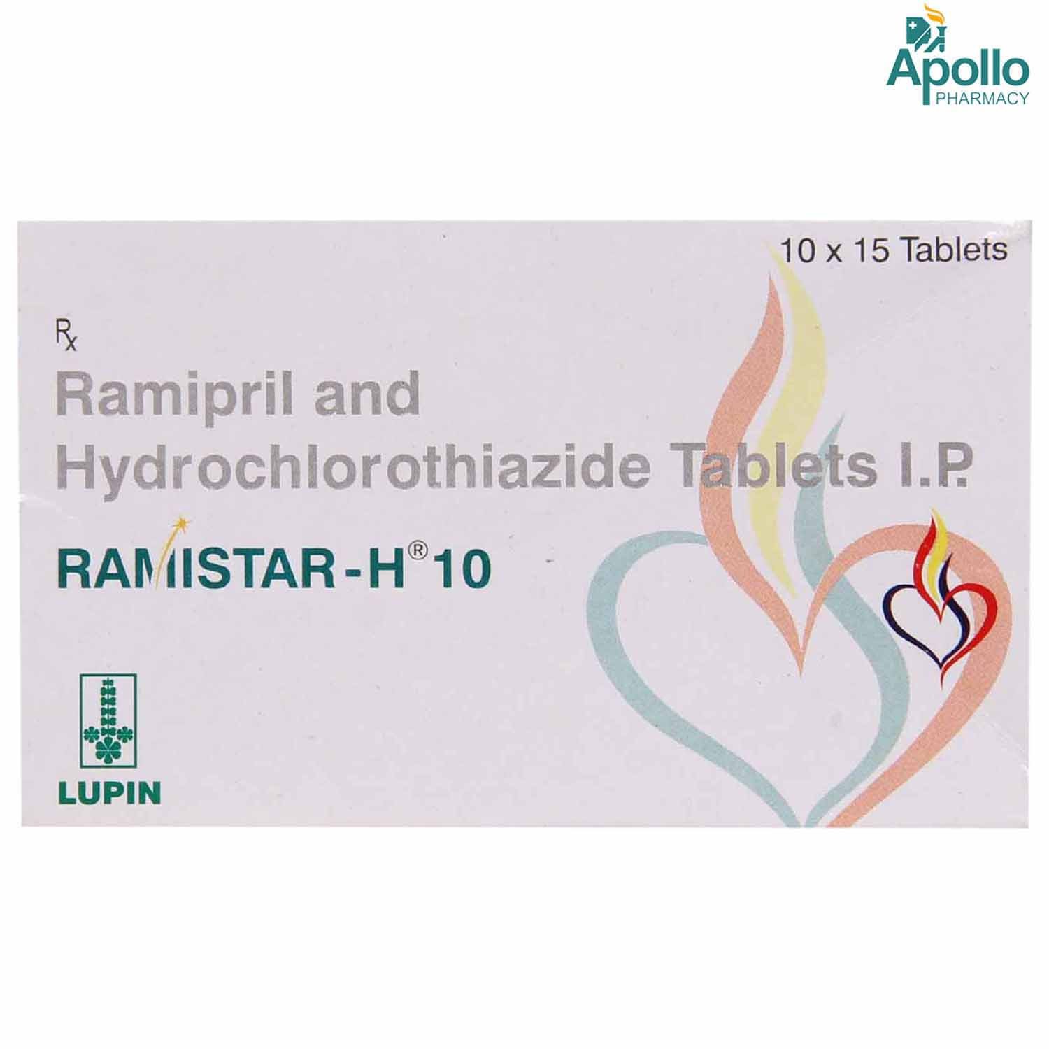 Ramistar H 10 Tablet 15's, Pack of 15 TABLETS Ramistar H 10 Tablet 15's, Pack of 15 TABLETS
