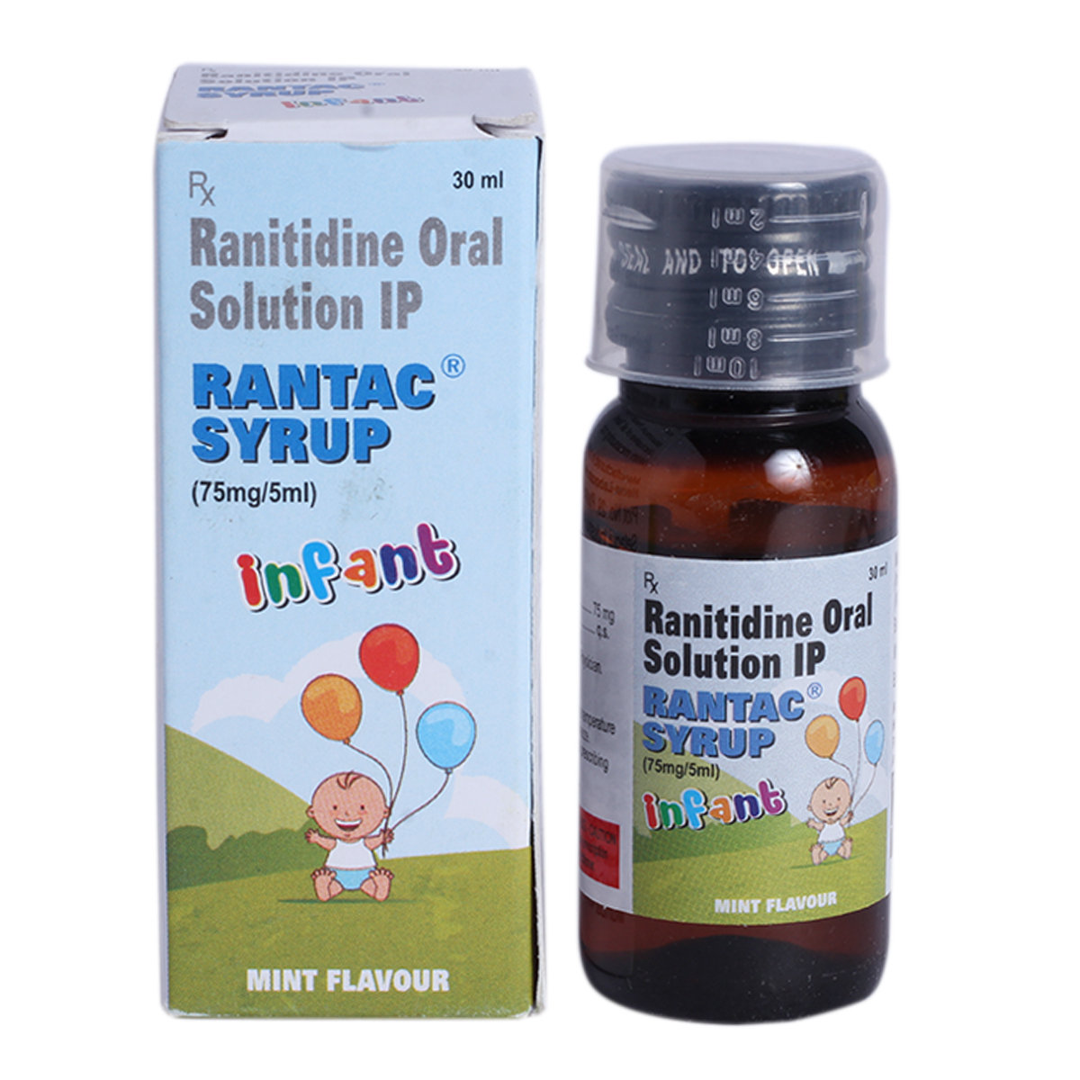 Rantac Syrup 30 ml, Pack of 1 Syrup Rantac Syrup 30 ml, Pack of 1 Syrup