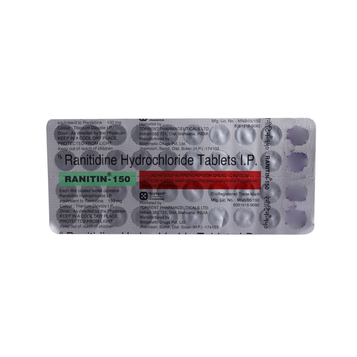 Ranitin-150 Tablet 40's, Pack of 40 TabletS Ranitin-150 Tablet 40's, Pack of 40 TabletS