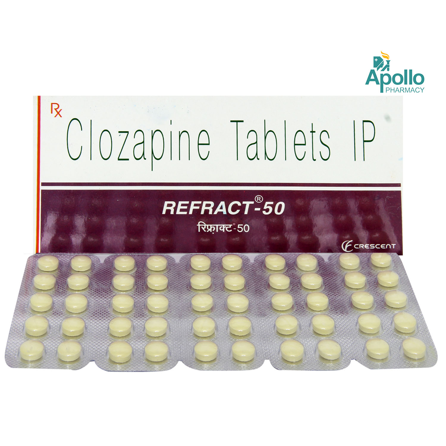 REFRACT 50MG TABLET, Pack of 10 TABLETS REFRACT 50MG TABLET, Pack of 10 TABLETS