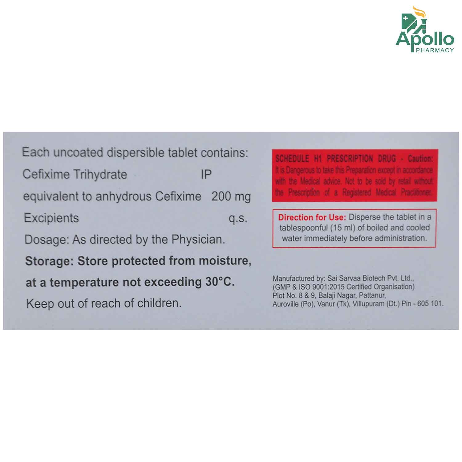 Remicef 200 mg Tablet 10's, Pack of 10 TabletS Remicef 200 mg Tablet 10's, Pack of 10 TabletS