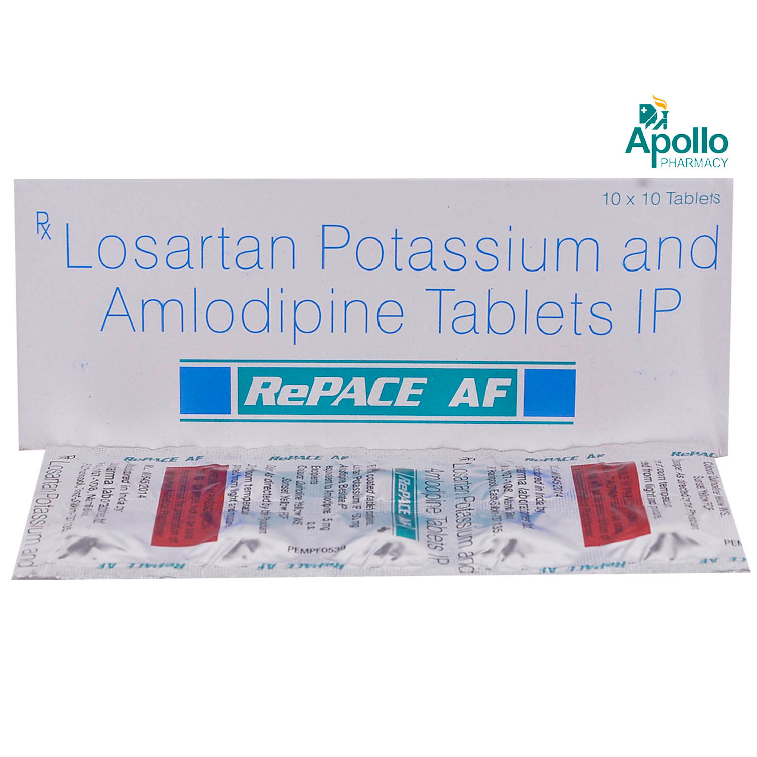 Repace AF Tablet 10's, Pack of 10 TABLETS Repace AF Tablet 10's, Pack of 10 TABLETS