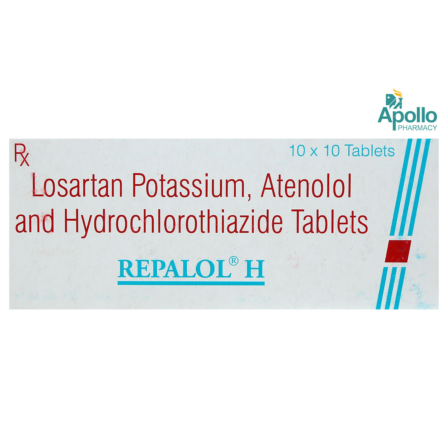 Repalol H Tablet 10's, Pack of 10 TABLETS Repalol H Tablet 10's, Pack of 10 TABLETS