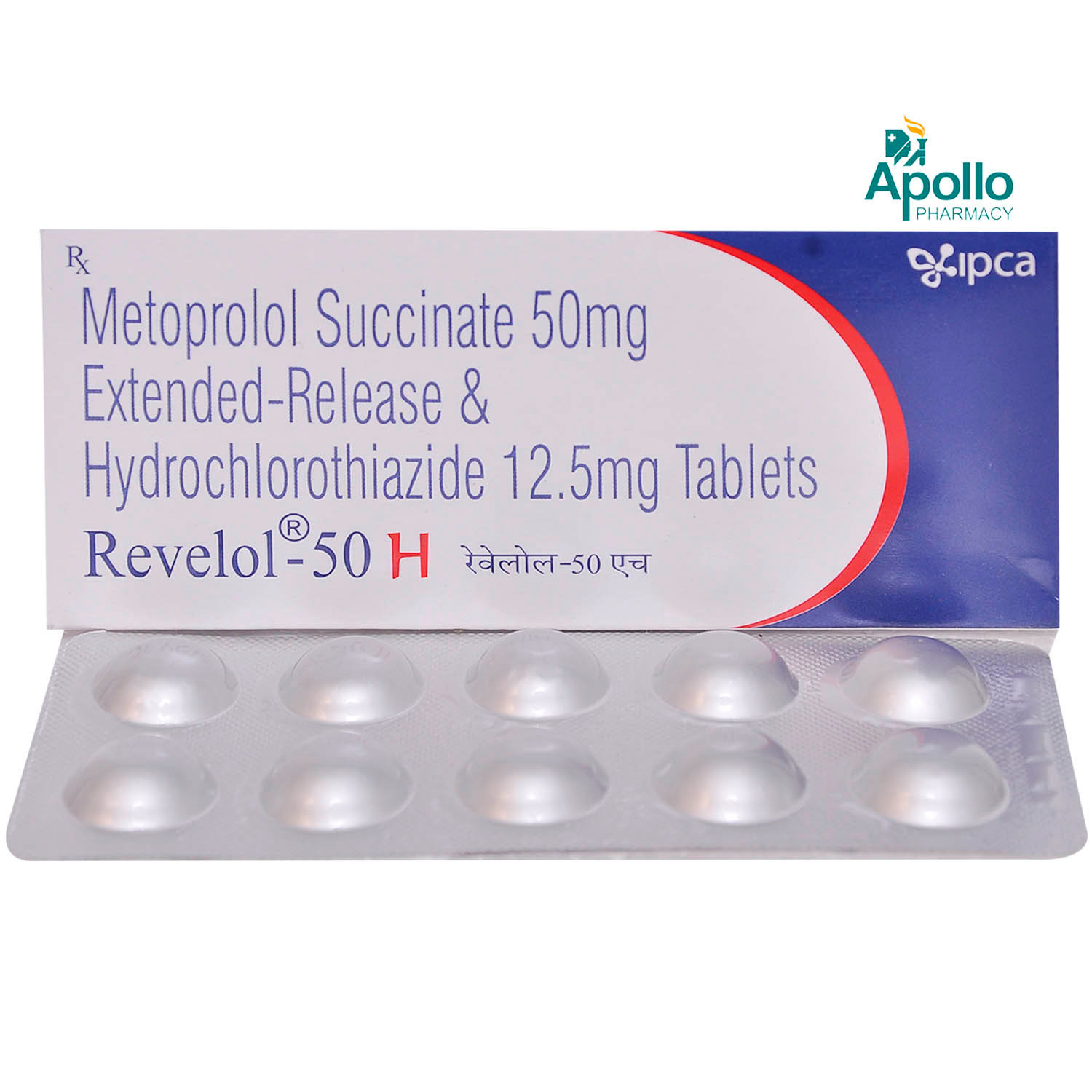 Revelol H 50 Tablet 10's, Pack of 10 TABLETS Revelol H 50 Tablet 10's, Pack of 10 TABLETS