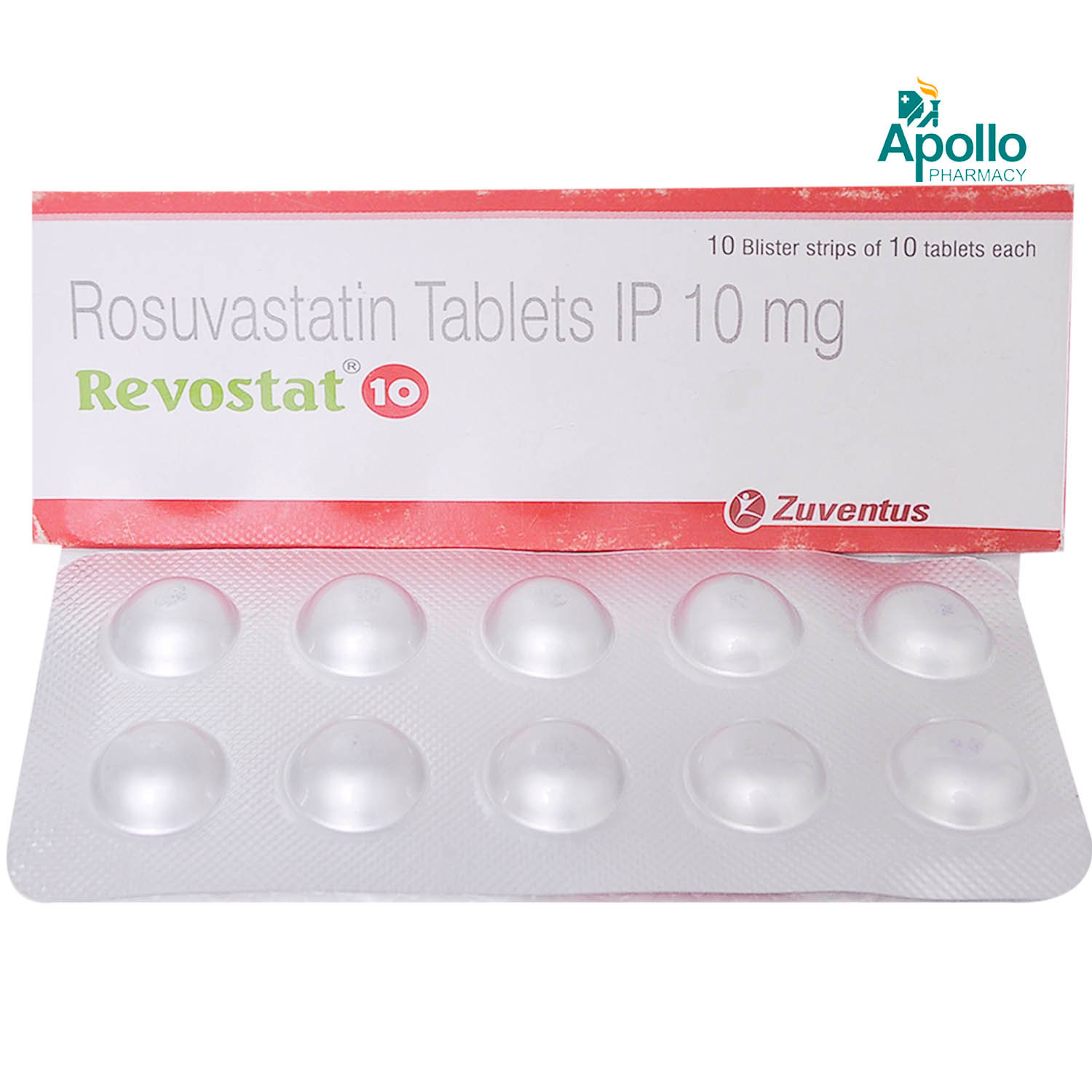 Revostat 10 Tablet 10's, Pack of 10 TABLETS Revostat 10 Tablet 10's, Pack of 10 TABLETS
