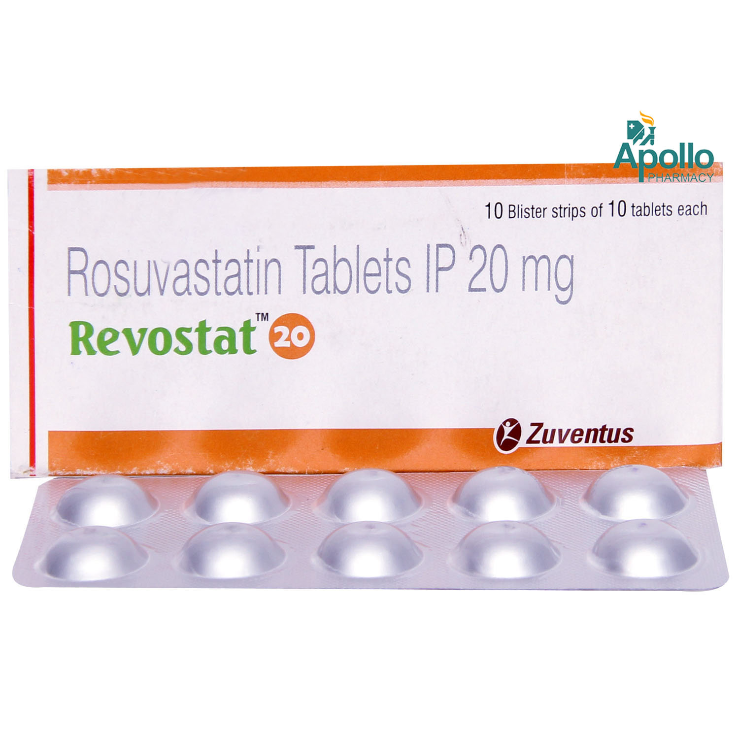 Revostat 20 Tablet 10's, Pack of 10 TABLETS Revostat 20 Tablet 10's, Pack of 10 TABLETS