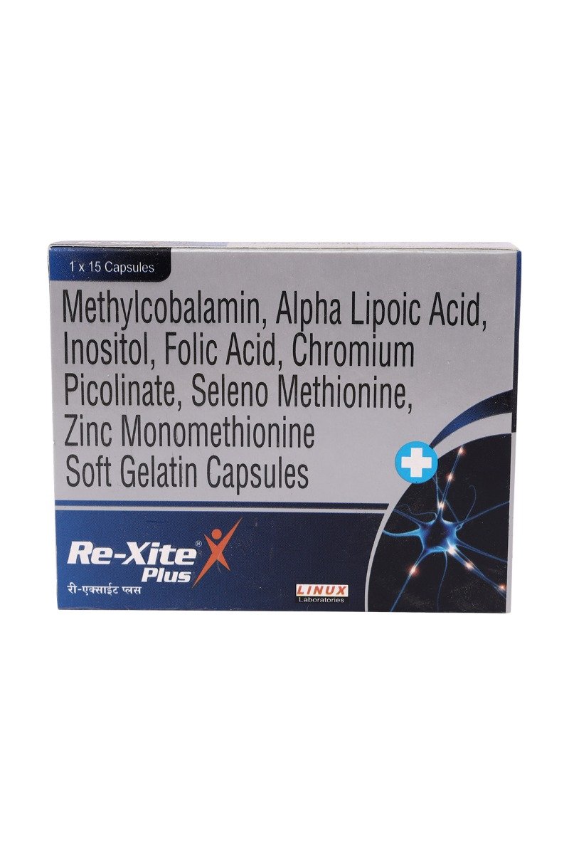 Re-Xite Plus Capsule 15's, Pack of 15 Re-Xite Plus Capsule 15's, Pack of 15