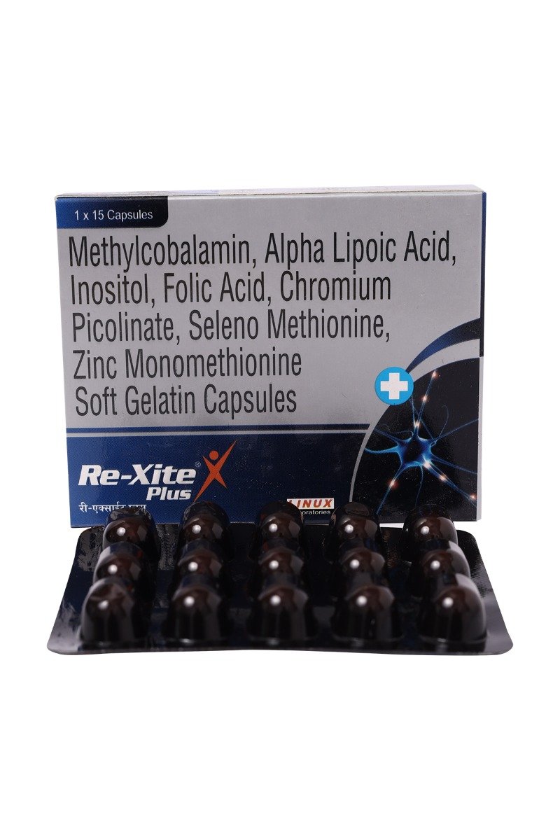 Re-Xite Plus Capsule 15's, Pack of 15 Re-Xite Plus Capsule 15's, Pack of 15
