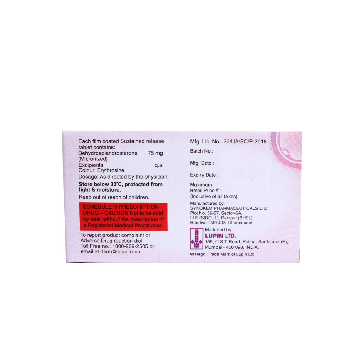 Richova-SR Tablet 7's, Pack of 7 TabletS Richova-SR Tablet 7's, Pack of 7 TabletS