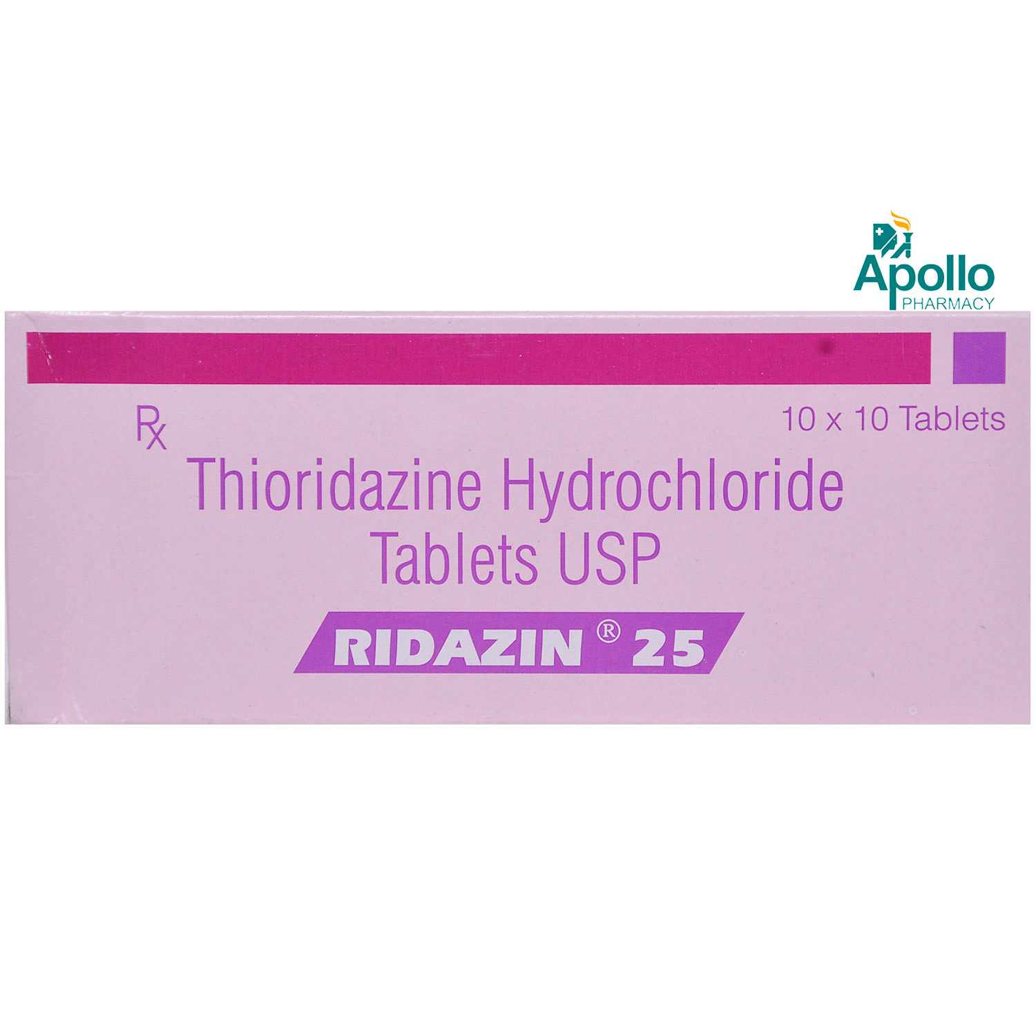 Ridazin 25 Tablet 10's, Pack of 10 TabletS Ridazin 25 Tablet 10's, Pack of 10 TabletS