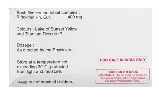 Rifaxigress-400 Tablet 10's, Pack of 10 TABLETS Rifaxigress-400 Tablet 10's, Pack of 10 TABLETS