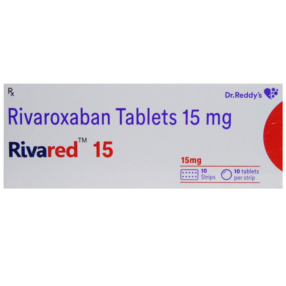 Rivared 15 Tablet 10's, Pack of 10 TabletS Rivared 15 Tablet 10's, Pack of 10 TabletS