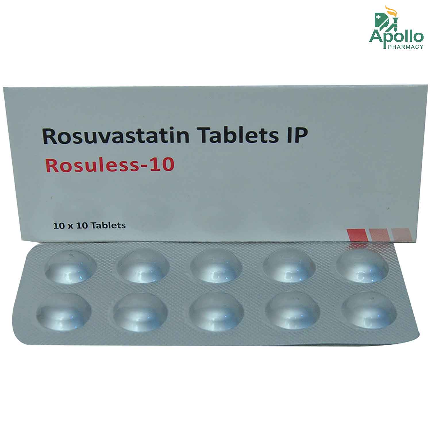 Rosuless 10 Tablet 10's, Pack of 10 TABLETS Rosuless 10 Tablet 10's, Pack of 10 TABLETS