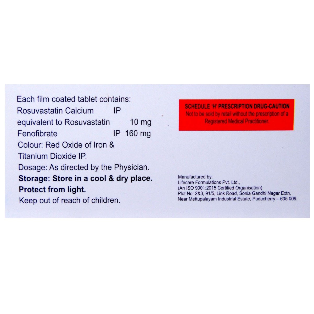 ROSUCORD F 10MG TABLET 10'S, Pack of 10 ROSUCORD F 10MG TABLET 10'S, Pack of 10