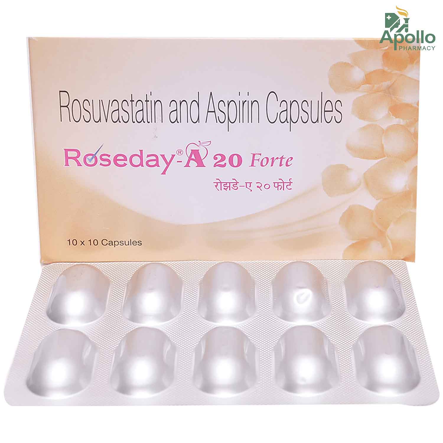 Roseday-A 20 Forte Capsule 10's, Pack of 10 CapsuleS Roseday-A 20 Forte Capsule 10's, Pack of 10 CapsuleS
