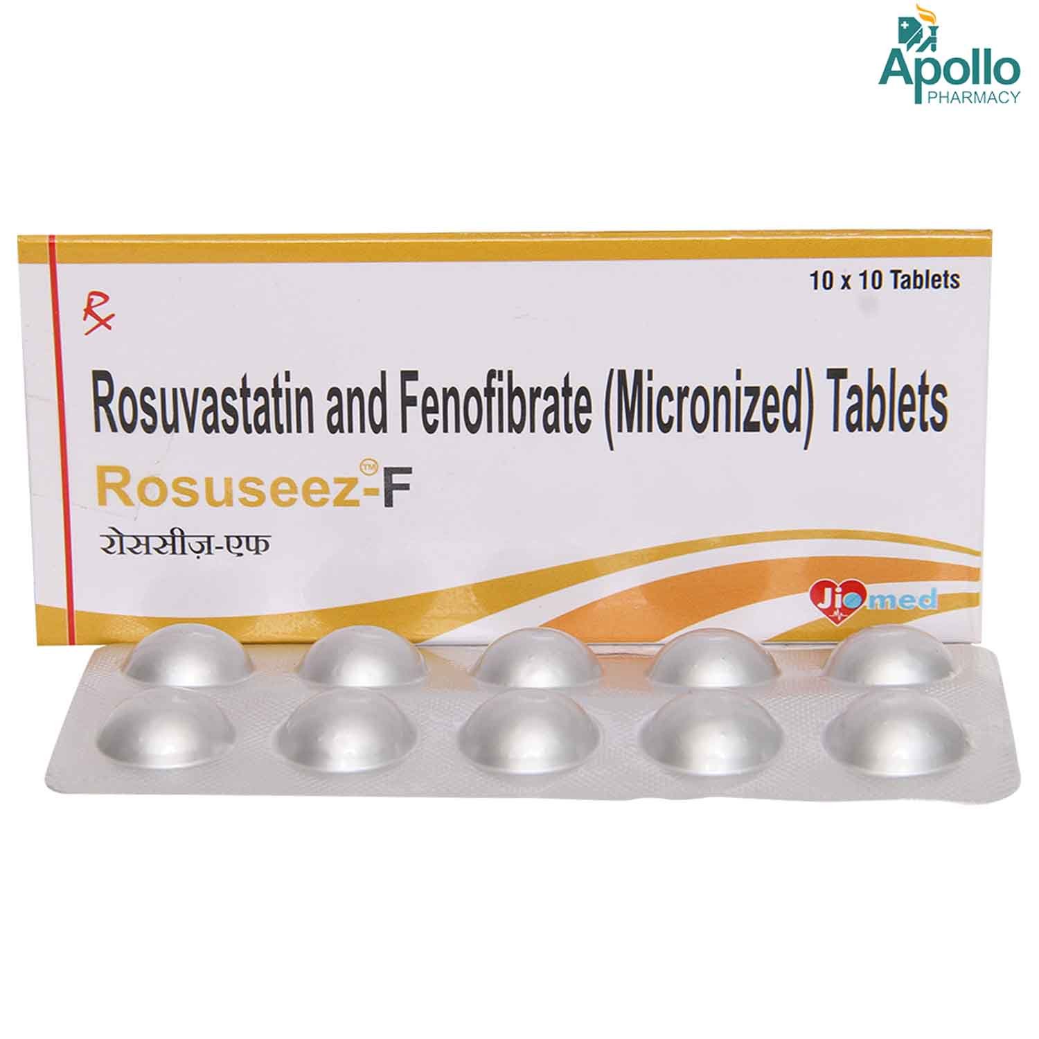 Rosuseez F 10 Tablet 10's, Pack of 10 TABLETS Rosuseez F 10 Tablet 10's, Pack of 10 TABLETS