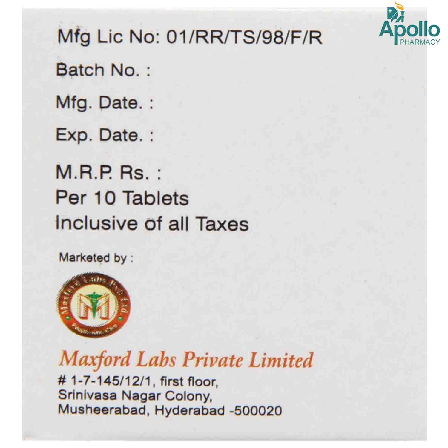 Rosuvford 20 Tablet 10's, Pack of 10 TABLETS Rosuvford 20 Tablet 10's, Pack of 10 TABLETS