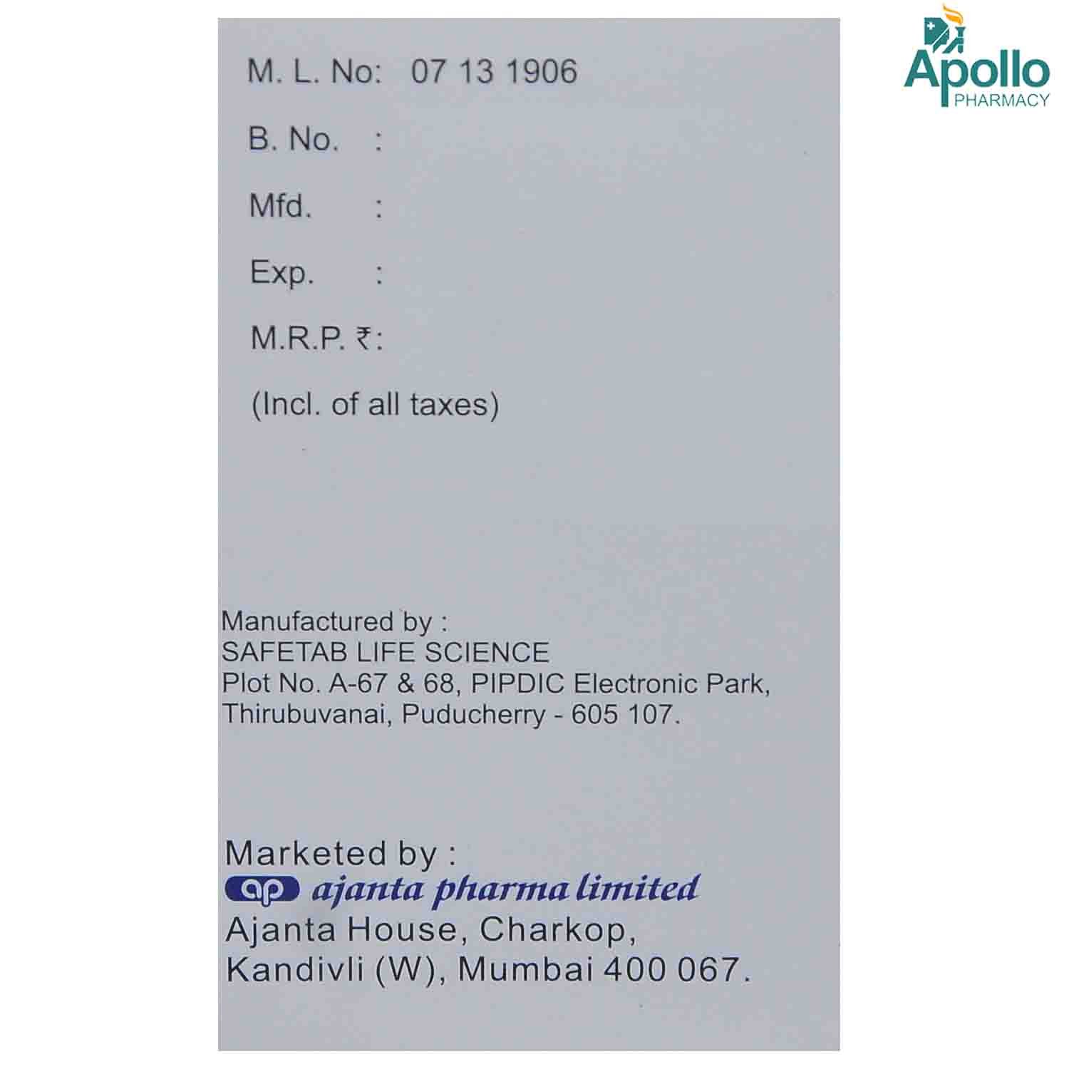 Rosufit-F 5 mg/160 mg Tablet 15's, Pack of 15 Rosufit-F 5 mg/160 mg Tablet 15's, Pack of 15