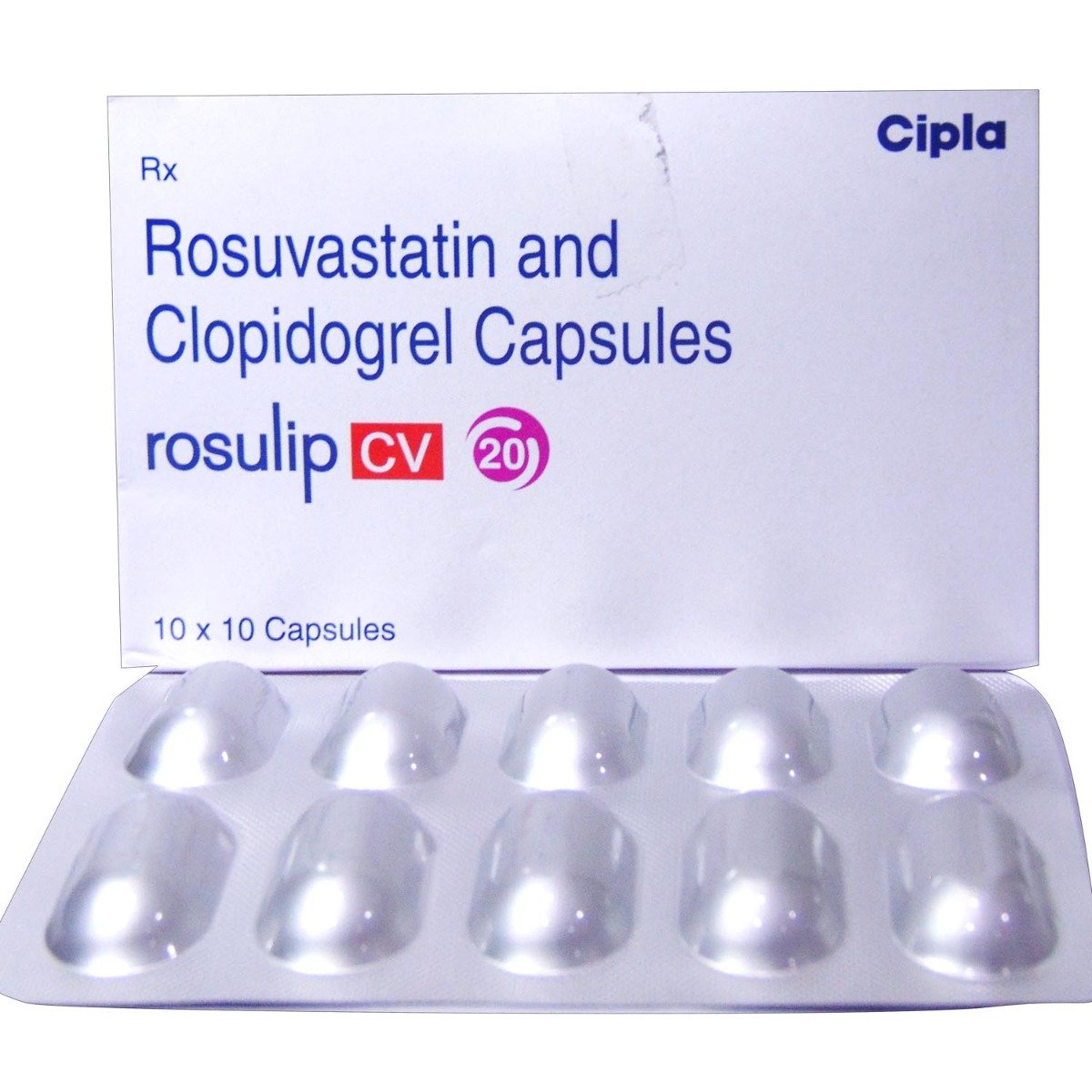 Rosulip Cv 20/75mg Capsule 10's, Pack of 10 CapsuleS Rosulip Cv 20/75mg Capsule 10's, Pack of 10 CapsuleS
