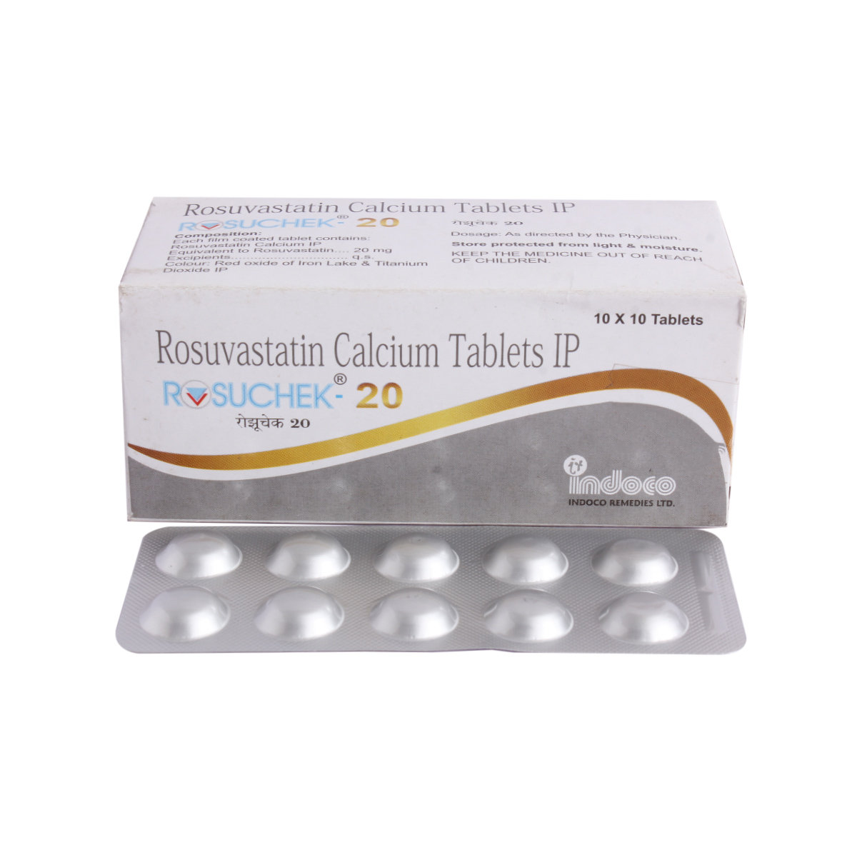 Rosuchek 20 Tablet 10's, Pack of 10 TABLETS Rosuchek 20 Tablet 10's, Pack of 10 TABLETS