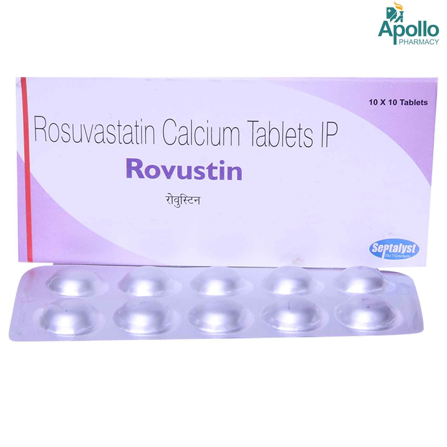 ROVUSTIN 10MG TABLET, Pack of 10 TABLETS ROVUSTIN 10MG TABLET, Pack of 10 TABLETS