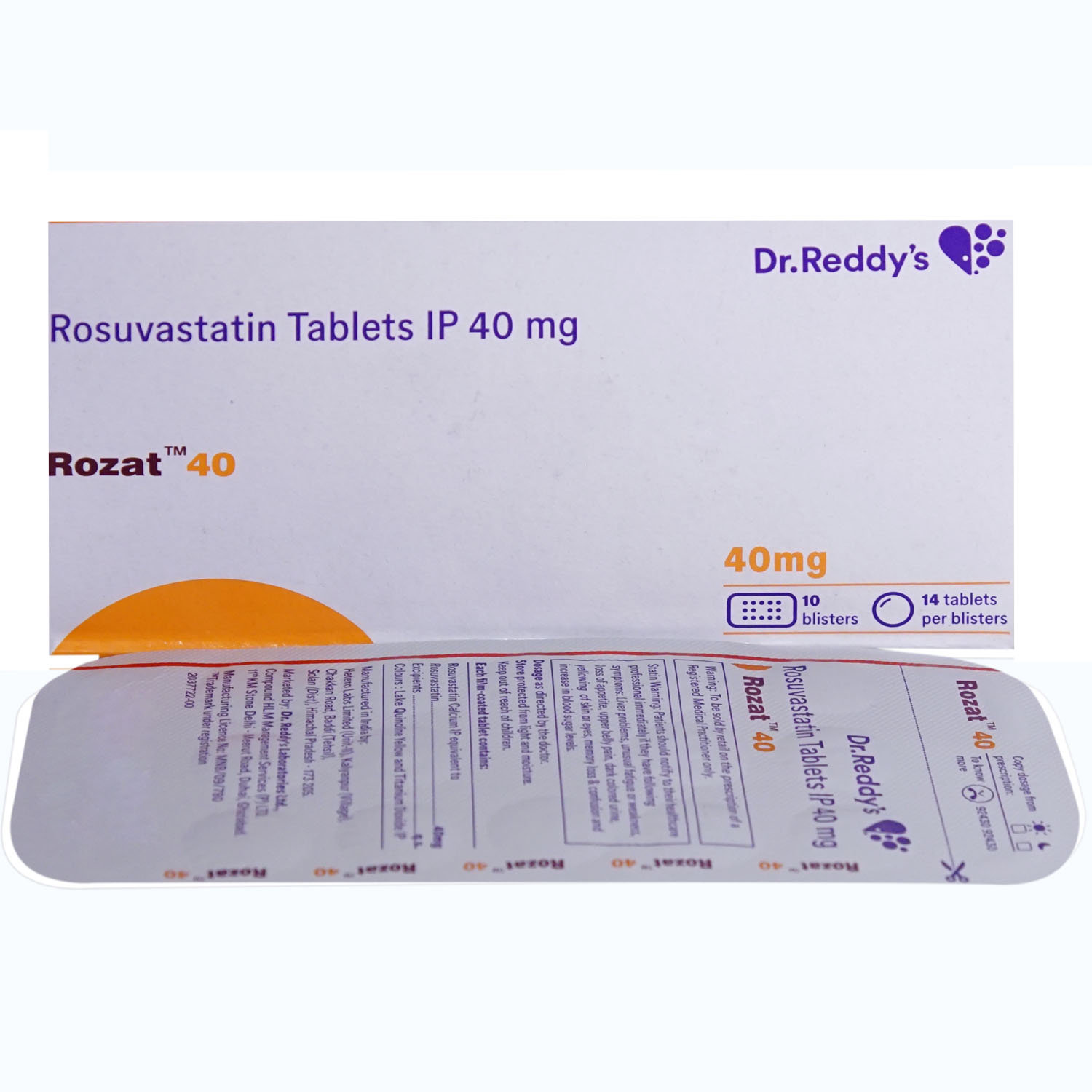 Rozat 40 Tablet 14's, Pack of 14 TABLETS Rozat 40 Tablet 14's, Pack of 14 TABLETS