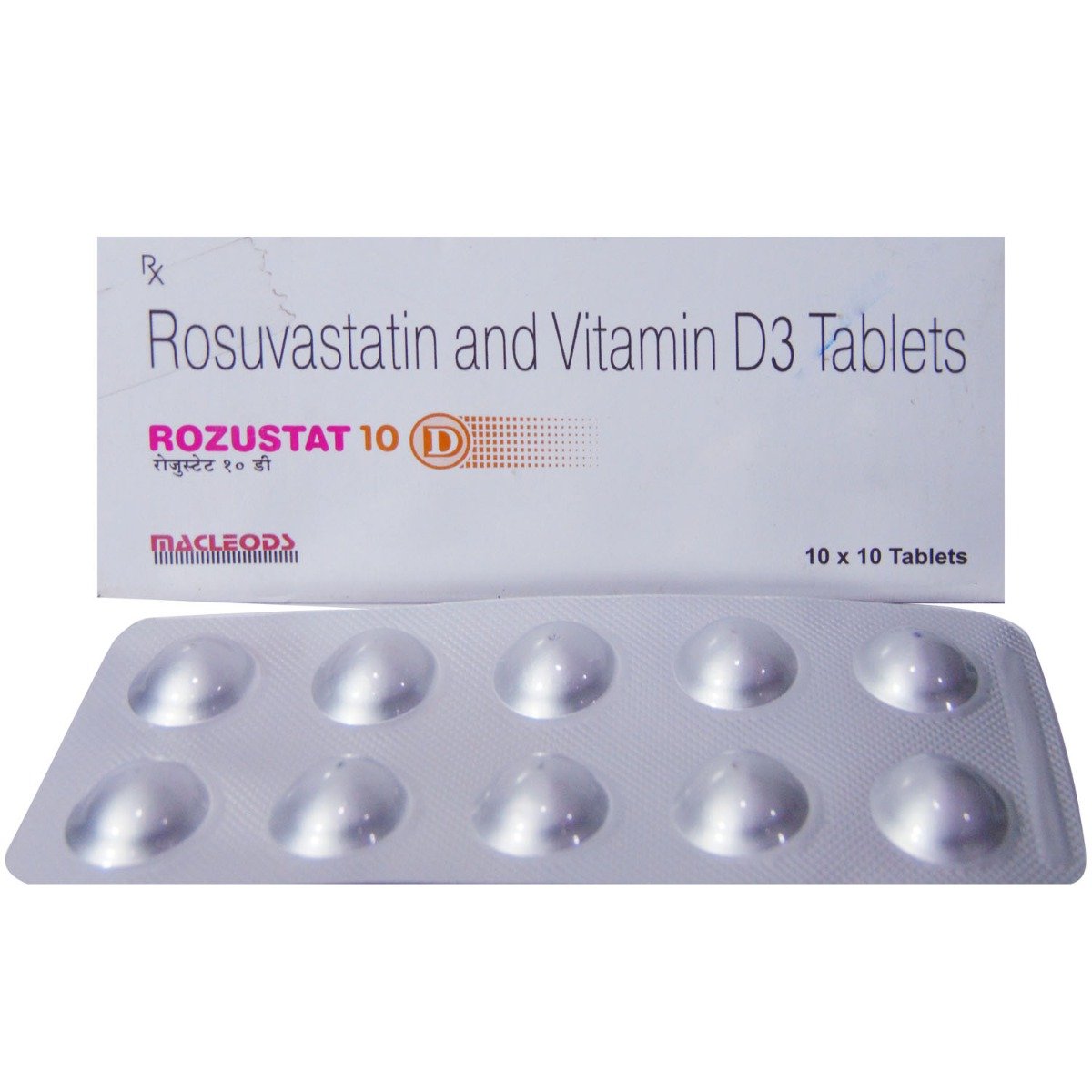 Rozustat D Tablet 10's, Pack of 10 TabletS Rozustat D Tablet 10's, Pack of 10 TabletS