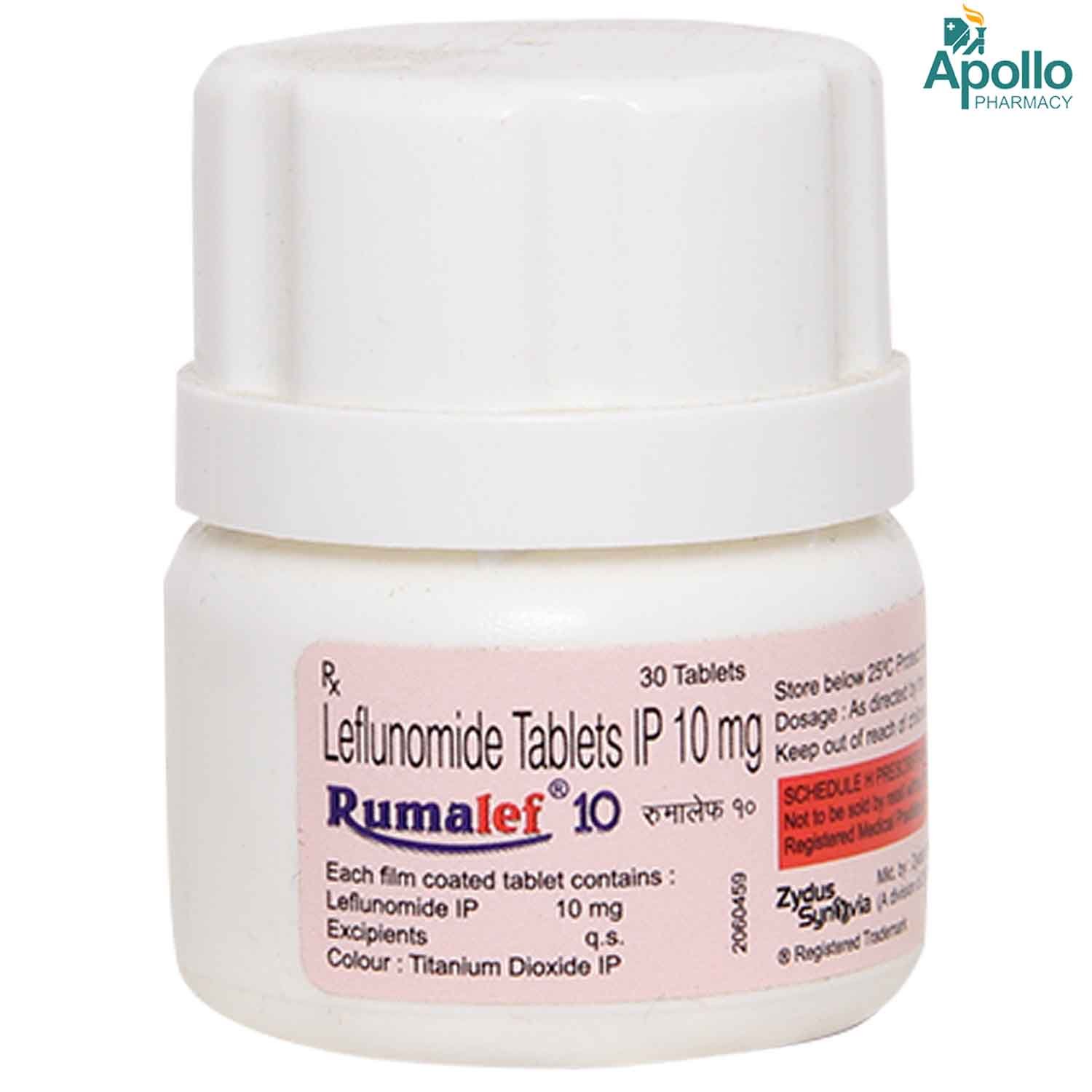 Rumalef 10 Tablet 30's, Pack of 1 TABLET Rumalef 10 Tablet 30's, Pack of 1 TABLET
