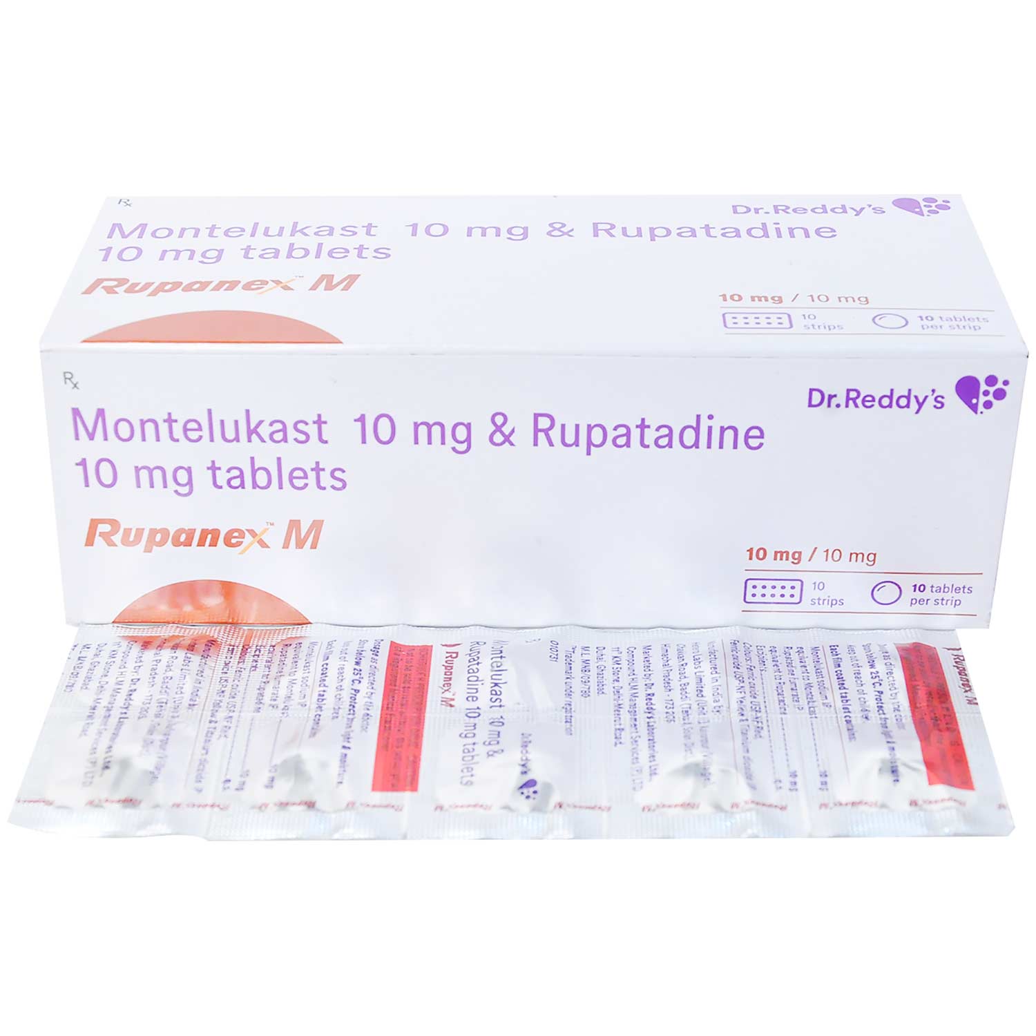 Rupanex M Tablet 10's, Pack of 10 Rupanex M Tablet 10's, Pack of 10